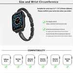 สายรัดนาฬิกาโลหะผสมสังกะสีแบบกำไลโลหะ สำหรับ Apple Watch 46mm / 49mm / 45mm / 44mm, สำหรับ Apple Watch 42mm / 41mm / 40mm / 38mm