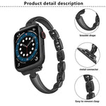 สายรัดนาฬิกาโลหะผสมสังกะสีแบบกำไลโลหะ สำหรับ Apple Watch 46mm / 49mm / 45mm / 44mm, สำหรับ Apple Watch 42mm / 41mm / 40mm / 38mm