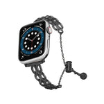 สายรัดนาฬิกาโลหะผสมสังกะสีแบบวงแหวนคู่ สำหรับ Apple Watch 46mm / 49mm / 45mm / 44mm, สำหรับ Apple Watch 42mm / 41mm / 40mm / 38mm