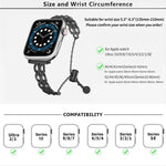 สายรัดนาฬิกาโลหะผสมสังกะสีแบบวงแหวนคู่ สำหรับ Apple Watch 46mm / 49mm / 45mm / 44mm, สำหรับ Apple Watch 42mm / 41mm / 40mm / 38mm