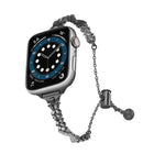 สายรัดนาฬิกาโลหะผสมสังกะสีประดับเพชรบด Wings สำหรับ Apple Watch 46 มม. / 49 มม. / 45 มม. / 44 มม. สำหรับ Apple Watch 42 มม. / 41 มม. / 40 มม. / 38 มม.