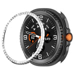 แหวนป้องกันนาฬิกาโลหะเพชรแถวเดียว สำหรับ Samsung Galaxy Watch8 Classic 46mm