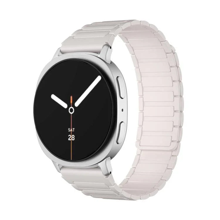 สายรัดนาฬิกาซิลิโคนแม่เหล็กรูปตัว I สำหรับ Samsung Galaxy Watch8 / Watch8 Classic