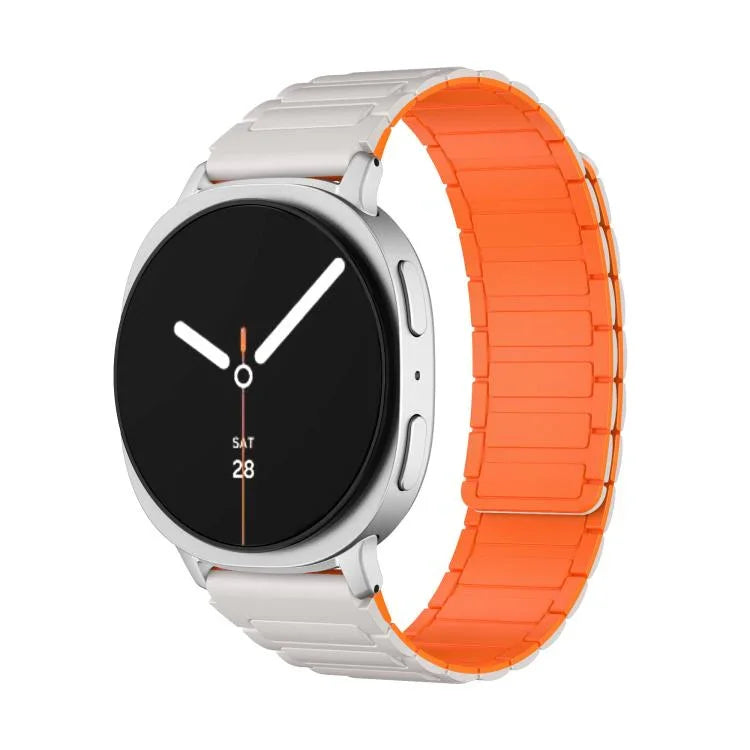 สายรัดนาฬิกาซิลิโคนแม่เหล็กรูปตัว I สำหรับ Samsung Galaxy Watch8 / Watch8 Classic