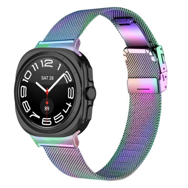 สายโลหะ Milanese Turtle Buckle สำหรับ Samsung Galaxy Watch Ultra 47mm / Ultra 2025