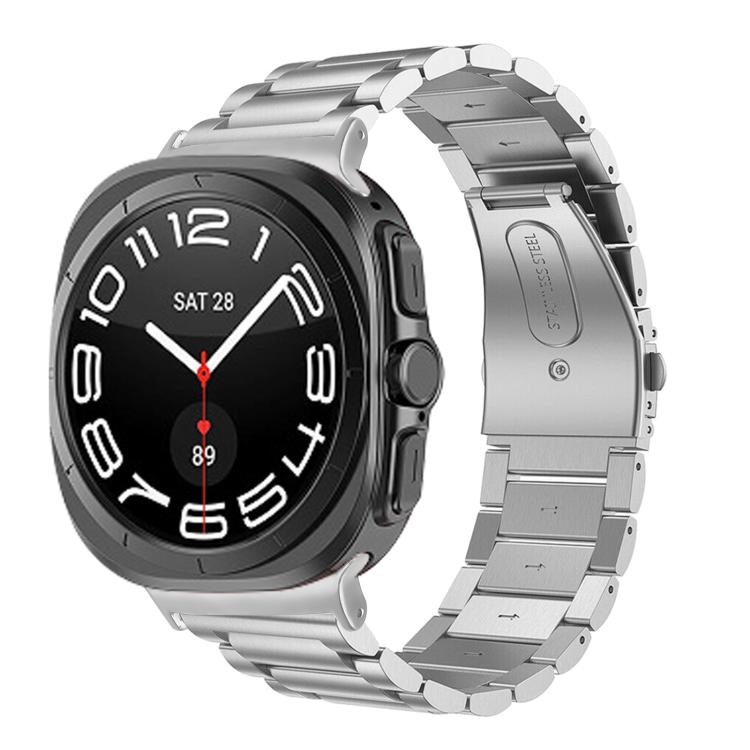 สายสแตนเลสสามเม็ด สำหรับ Samsung Galaxy Watch Ultra 47mm / Ultra 2025