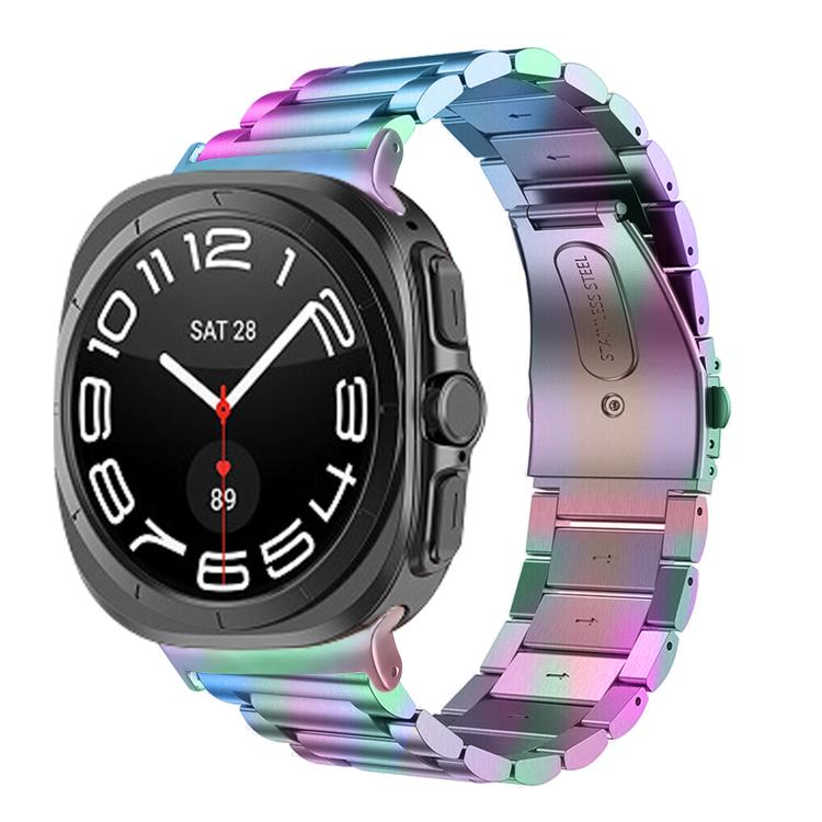 สายสแตนเลสสามเม็ด สำหรับ Samsung Galaxy Watch Ultra 47mm / Ultra 2025