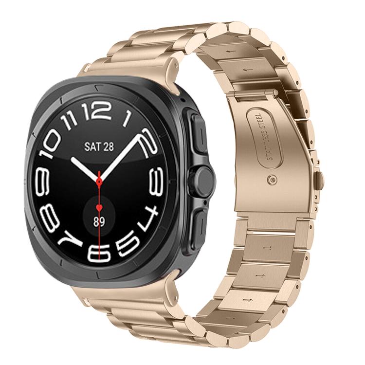 สายสแตนเลสสามเม็ด สำหรับ Samsung Galaxy Watch Ultra 47mm / Ultra 2025