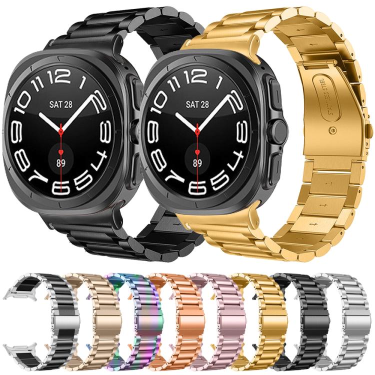 สายสแตนเลสสามเม็ด สำหรับ Samsung Galaxy Watch Ultra 47mm / Ultra 2025