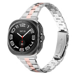 สายสแตนเลสสตีลบางสามเม็ด สำหรับ Samsung Galaxy Watch Ultra 47mm / Ultra 2025