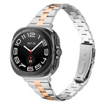 สายสแตนเลสสตีลบางสามเม็ด สำหรับ Samsung Galaxy Watch Ultra 47mm / Ultra 2025