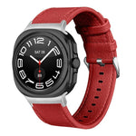 สายหนังแท้ Lychee สองด้าน สำหรับ Samsung Galaxy Watch Ultra 47mm / Ultra 2025