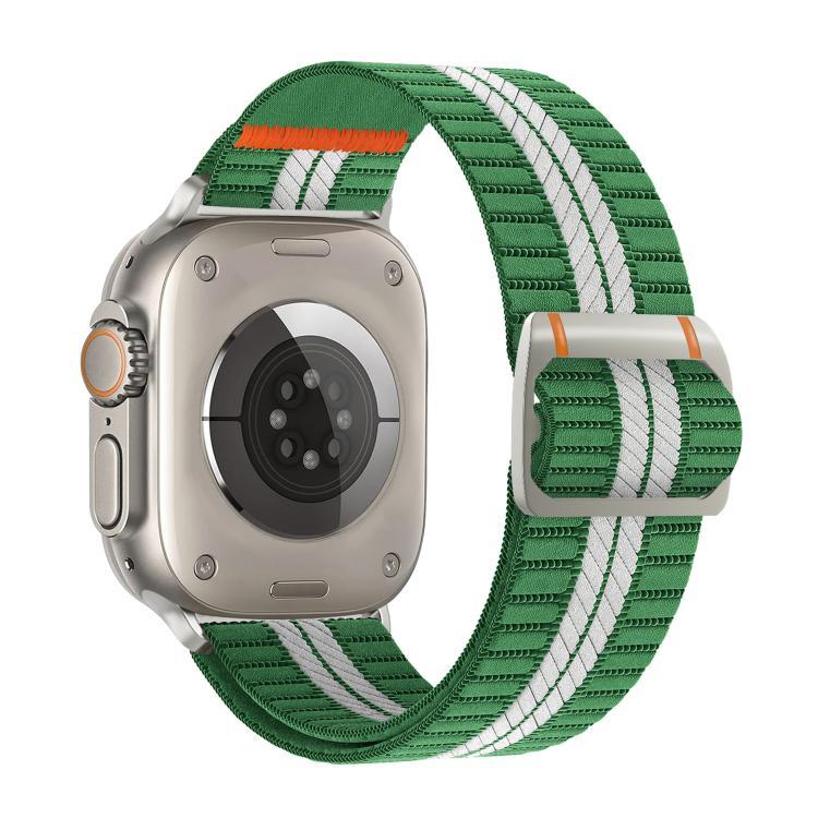 สายรัดนาฬิกาไนลอนหัวเข็มขัดกลไก Watchman สำหรับ Apple Watch 46mm / 49mm / 45mm / 44mm, สำหรับ Apple Watch 42mm / 41mm / 40mm / 38mm