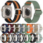 สายรัดนาฬิกาไนลอนหัวเข็มขัดกลไก Watchman สำหรับ Apple Watch 46mm / 49mm / 45mm / 44mm, สำหรับ Apple Watch 42mm / 41mm / 40mm / 38mm