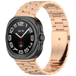 สายสแตนเลสสตีลสามเม็ดพร้อมเครื่องมือถอด สำหรับ Samsung Galaxy Watch Ultra 47mm / Ultra 2025, สำหรับ Samsung Galaxy Watch8 / Watch8 Classic