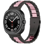 สายสแตนเลสสตีลสามเม็ดพร้อมเครื่องมือถอด สำหรับ Samsung Galaxy Watch Ultra 47mm / Ultra 2025, สำหรับ Samsung Galaxy Watch8 / Watch8 Classic