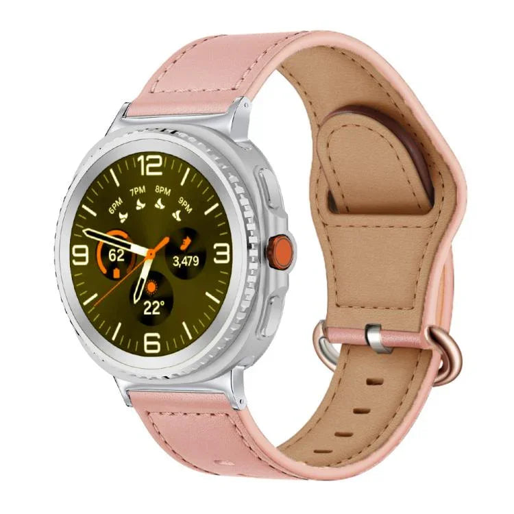 สายหนังแท้ Classic Buckle สำหรับ Samsung Galaxy Watch8 / Watch8 Classic