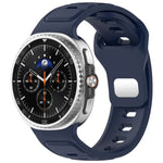 สายซิลิโคนสีเดียว Reverse Buckle สำหรับ Samsung Galaxy Watch8 / Watch8 Classic