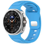 สายซิลิโคนสีเดียว Reverse Buckle สำหรับ Samsung Galaxy Watch8 / Watch8 Classic