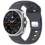 สายซิลิโคนสีเดียว Reverse Buckle สำหรับ Samsung Galaxy Watch8 / Watch8 Classic