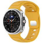 สายซิลิโคนสีเดียว Reverse Buckle สำหรับ Samsung Galaxy Watch8 / Watch8 Classic