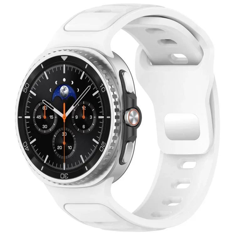 สายซิลิโคนสีเดียว Reverse Buckle สำหรับ Samsung Galaxy Watch8 / Watch8 Classic