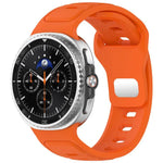สายซิลิโคนสีเดียว Reverse Buckle สำหรับ Samsung Galaxy Watch8 / Watch8 Classic