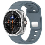 สายซิลิโคนสีเดียว Reverse Buckle สำหรับ Samsung Galaxy Watch8 / Watch8 Classic