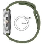 สายซิลิโคนสีเดียว Reverse Buckle สำหรับ Samsung Galaxy Watch8 / Watch8 Classic