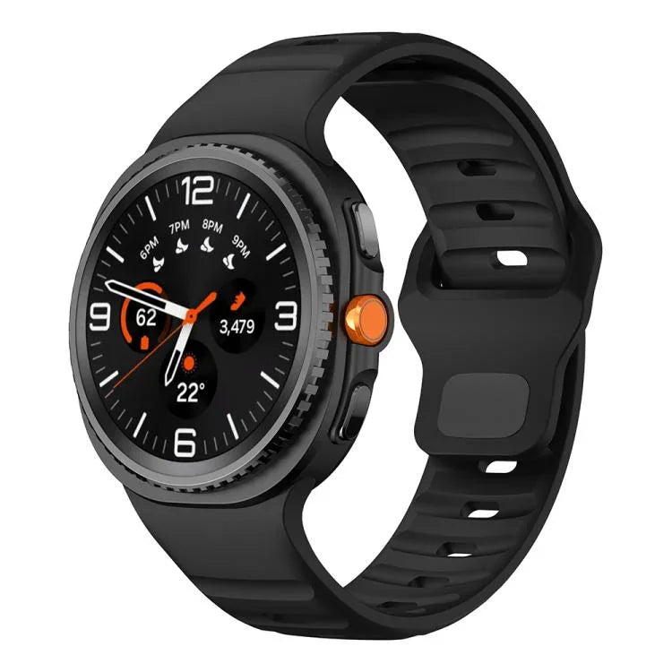 สายซิลิโคน Wave Reverse Buckle สำหรับ Samsung Galaxy Watch8 / Watch8 Classic