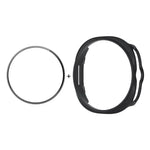 ENKAY Hat-Prince 2 in 1 ฝาครอบนาฬิกา PC สีทึบพร้อมฟิล์มนุ่ม PMMA ครอบคลุมเต็ม สำหรับ Samsung Galaxy Watch8 Classic 46mm