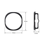 ENKAY Hat-Prince 2 in 1 ฝาครอบนาฬิกา PC สีทึบพร้อมฟิล์มนุ่ม PMMA ครอบคลุมเต็ม สำหรับ Samsung Galaxy Watch8 Classic 46mm