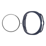 ENKAY Hat-Prince 2 in 1 ฝาครอบนาฬิกา PC สีทึบพร้อมฟิล์มนุ่ม PMMA ครอบคลุมเต็ม สำหรับ Samsung Galaxy Watch8 Classic 46mm