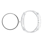 ENKAY Hat-Prince 2 in 1 ฝาครอบนาฬิกา PC สีทึบพร้อมฟิล์มนุ่ม PMMA ครอบคลุมเต็ม สำหรับ Samsung Galaxy Watch8 Classic 46mm