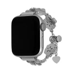 สายรัดนาฬิกาโลหะผสมโซ่ใบโคลเวอร์สี่แฉก สำหรับ Apple Watch 46mm / 49mm / 45mm / 44mm, สำหรับ Apple Watch 42mm / 41mm / 40mm / 38mm