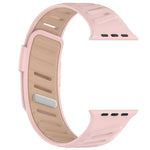 สายรัดนาฬิกาซิลิโคนสองสีระบายอากาศพร้อมหัวเข็มขัดเฉียง สำหรับ Apple Watch 46mm / 49mm / 45mm / 44mm