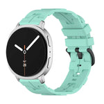 สายซิลิโคนหัวเข็มขัดสีดำหางกลม สำหรับ Samsung Galaxy Watch8 / Watch8 Classic