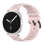 สายซิลิโคนหัวเข็มขัดสีดำหางกลม สำหรับ Samsung Galaxy Watch8 / Watch8 Classic