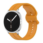 สายซิลิโคนร่องหัวเข็มขัดสีสันสดใส สำหรับ Samsung Galaxy Watch8 / Watch8 Classic