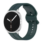สายซิลิโคนร่องหัวเข็มขัดสีสันสดใส สำหรับ Samsung Galaxy Watch8 / Watch8 Classic