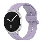 สายซิลิโคนร่องหัวเข็มขัดสีสันสดใส สำหรับ Samsung Galaxy Watch8 / Watch8 Classic