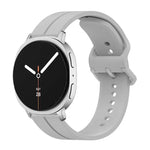 สายซิลิโคนร่องหัวเข็มขัดสีสันสดใส สำหรับ Samsung Galaxy Watch8 / Watch8 Classic