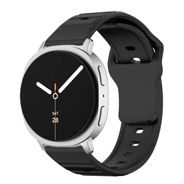 สายซิลิโคนหัวเข็มขัดหมุดลายคลื่น สำหรับ Samsung Galaxy Watch8 / Watch8 Classic