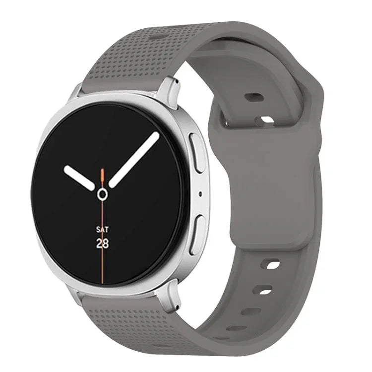 Round Dots Stud Buckle Silicone Watch Band, For Samsung Galaxy Watch8 / Watch8 Classic