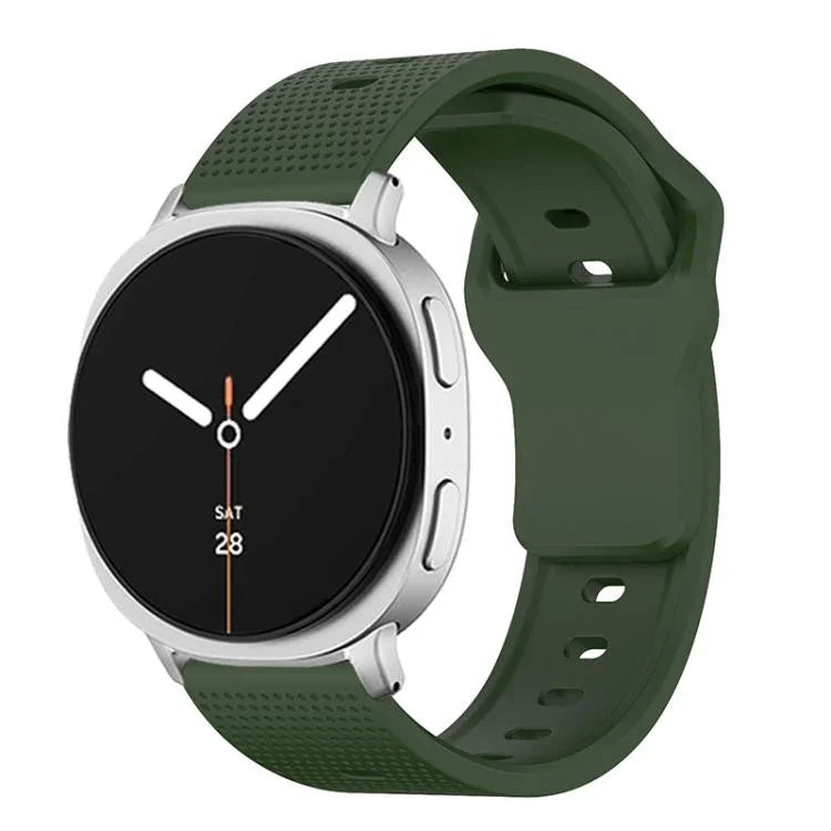 Round Dots Stud Buckle Silicone Watch Band, For Samsung Galaxy Watch8 / Watch8 Classic