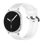 สายซิลิโคนหัวเข็มขัดสีดำลายสน สำหรับ Samsung Galaxy Watch8 / Watch8 Classic