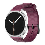 สายซิลิโคนสีพื้นลายลูกฟุตบอล สำหรับ Samsung Galaxy Watch8 / Watch8 Classic