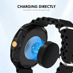 เคส ENKAY Hat-Prince 2 in 1 ชุบไฟฟ้านุ่ม TPU พร้อมฟิล์มนุ่ม PMMA ครอบคลุมเต็ม สำหรับ Samsung Galaxy Watch8 Classic 46มม.