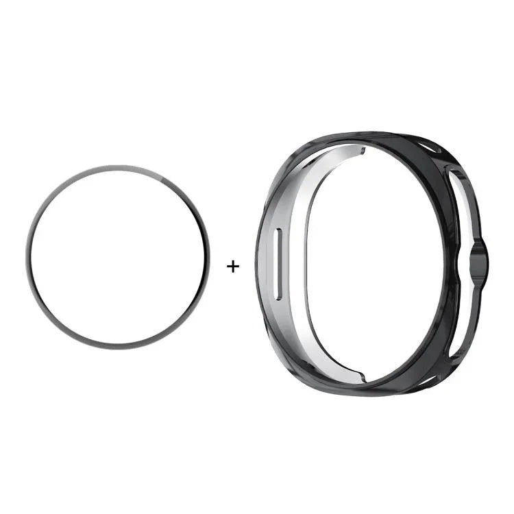 เคส ENKAY Hat-Prince 2 in 1 ชุบไฟฟ้านุ่ม TPU พร้อมฟิล์มนุ่ม PMMA ครอบคลุมเต็ม สำหรับ Samsung Galaxy Watch8 Classic 46มม.