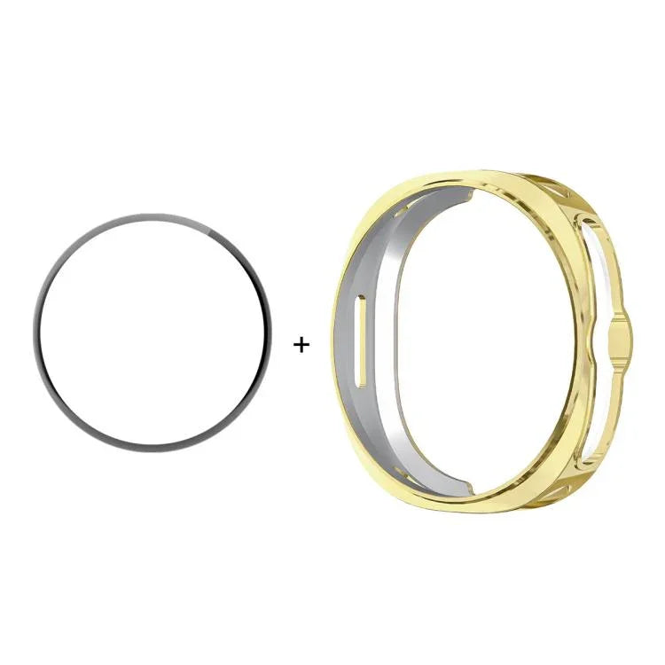 เคส ENKAY Hat-Prince 2 in 1 ชุบไฟฟ้านุ่ม TPU พร้อมฟิล์มนุ่ม PMMA ครอบคลุมเต็ม สำหรับ Samsung Galaxy Watch8 Classic 46มม.